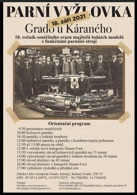 Parní Vyžlovka 2021 - plakát