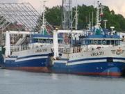 Rybářské lodě v přístavu Władysławowo