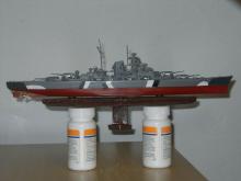 Bismarck s přidaným kýlem