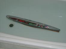 Test na vodě bez nástavby