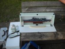 Těžký křižník USS San Francisco u vody