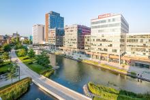 Vodní plocha v Holandské ulici