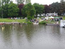 Letecký pohled na areál