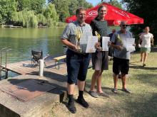 Vítězové F4-A senior: Uprostřed 1. David Heinl