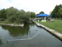 Celkový pohled na naše ležení