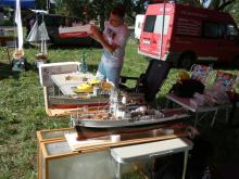 Petr Vladyka otírá po jízdě svou Falke (F4B).