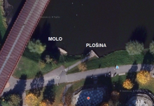 Letecká mapa - detail