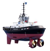 SENGLEA - pohled na záď 3D modelu