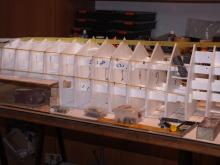 Příprava trupu na položení obšívky