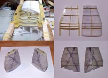 Konstrukce ploutve byla opět olaminována.