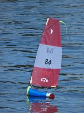 Svatopluk Tomíšek zkusil novou plachtu.