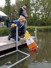 Vítězka soutěže plachetnic Footy Miroslava Tomíšková