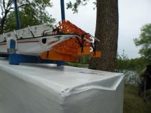 Klondike II (F2B) - pohled na kormidla