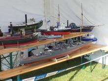 Část vystavených modelů