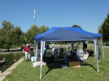 Stany nás alespoň trochu chránily před vedrem.