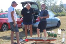 Nový majitel kolesové Bohemie František Pop přijímá rady od jejího tvůrce a Jiřího Voráčka.