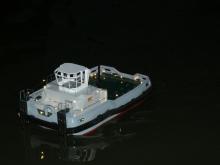 Vojta Kuchta přivezl tlačný remorkér TVB-005.