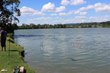 Pohled na část soutěžní trati