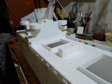 Detail tištěné nástavby