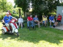 V Ledenicích bylo dosti teplo, proto přišel stín vhod.