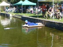 Celkově druhý v kategorii F4A, Petr Kubíček, tentokrát na stanovišti EX500