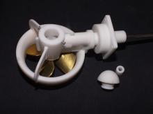 Kluzná pouzdra budou z bronzu, hřídele a ozubená kola z mosazi 