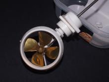 První prototyp Z-pohonu s lodním šroubem o průměru 60 mm