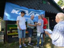 Dekorování vítězů plachetnic Footy - senioři