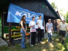 Dekorování vítězů plachetnic Footy - junioři