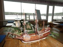 Uvnitř budovy nechyběly ani stolní modely.