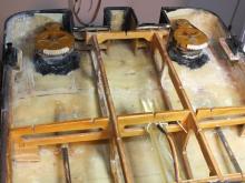 Postupná separace žebra